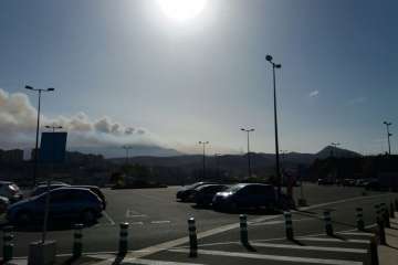 Fuego en la cumbre (Foto TA)