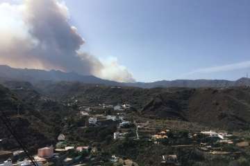 Fuego en la cumbre (Foto TA)