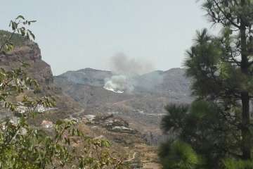 Fuego en la cumbre (Foto TA)