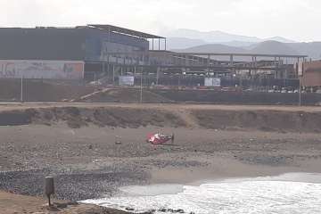 Fuego en la cumbre (Foto TA)