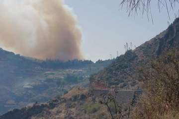 Fuego en la cumbre (Foto TA)