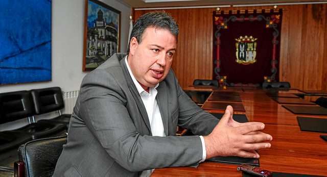 Antonio Ortega, alcalde de San Mateo (Foto TA)