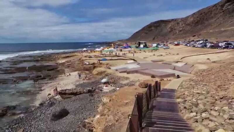 Sector costero de El Confital (Foto TA)