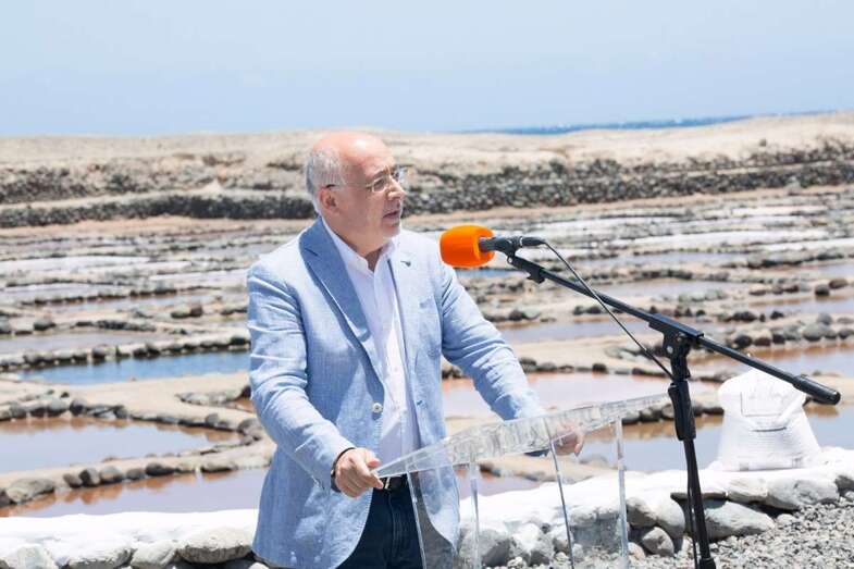 Archivo. Antonio Morales, presidente del Cabildo grancanario (Foto TA)