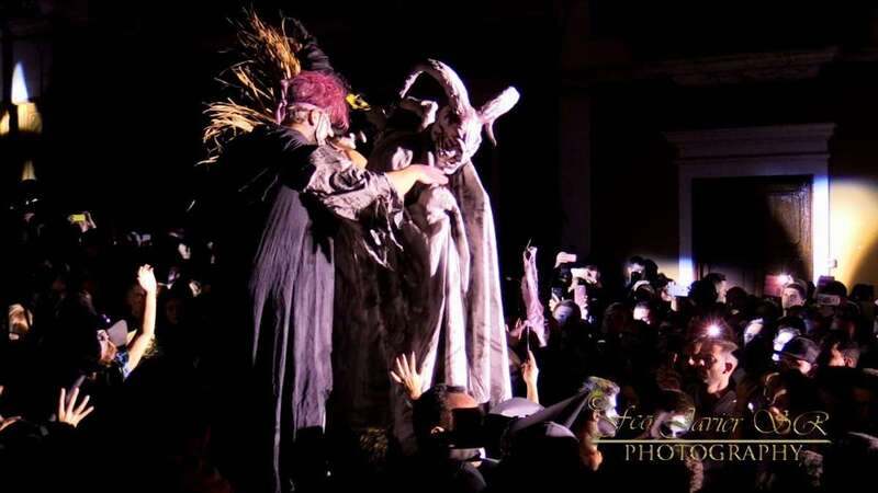 Momento del espectáculo de anoche (Foto Francisco Javier Santana)