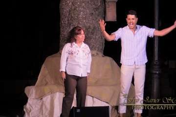 Suelta del Perro Maldito y espectáculo pirotécnico en Valsequillo (Foto Francisco J. Santana)