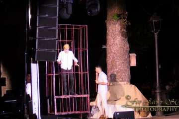 Suelta del Perro Maldito y espectáculo pirotécnico en Valsequillo (Foto Francisco J. Santana)