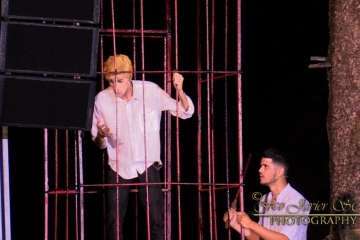 Suelta del Perro Maldito y espectáculo pirotécnico en Valsequillo (Foto Francisco J. Santana)