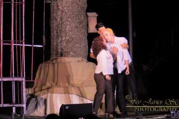 Suelta del Perro Maldito y espectáculo pirotécnico en Valsequillo (Foto Francisco J. Santana)