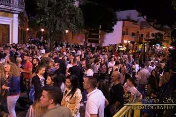 Suelta del Perro Maldito y espectáculo pirotécnico en Valsequillo (Foto Francisco J. Santana)