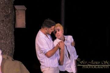 Suelta del Perro Maldito y espectáculo pirotécnico en Valsequillo (Foto Francisco J. Santana)