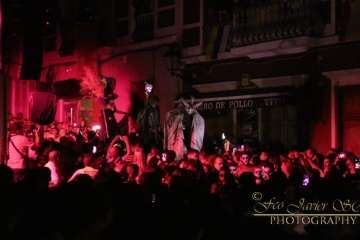 Suelta del Perro Maldito y espectáculo pirotécnico en Valsequillo (Foto Francisco J. Santana)