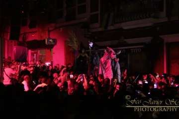 Suelta del Perro Maldito y espectáculo pirotécnico en Valsequillo (Foto Francisco J. Santana)