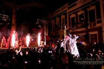 Suelta del Perro Maldito y espectáculo pirotécnico en Valsequillo (Foto Francisco J. Santana)