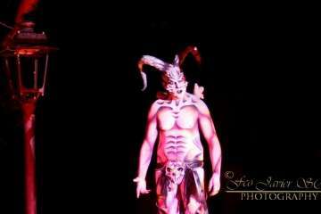 Suelta del Perro Maldito y espectáculo pirotécnico en Valsequillo (Foto Francisco J. Santana)