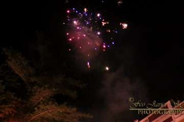 Suelta del Perro Maldito y espectáculo pirotécnico en Valsequillo (Foto Francisco J. Santana)