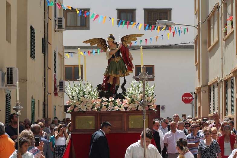 Procesión de este viernes en Valsequillo (Foto TA)