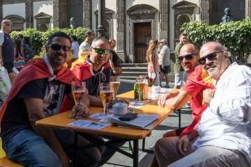 Manifestación por la unidad de España en la capital de Gran Canaria (Foto TA/J.F.F Belda)