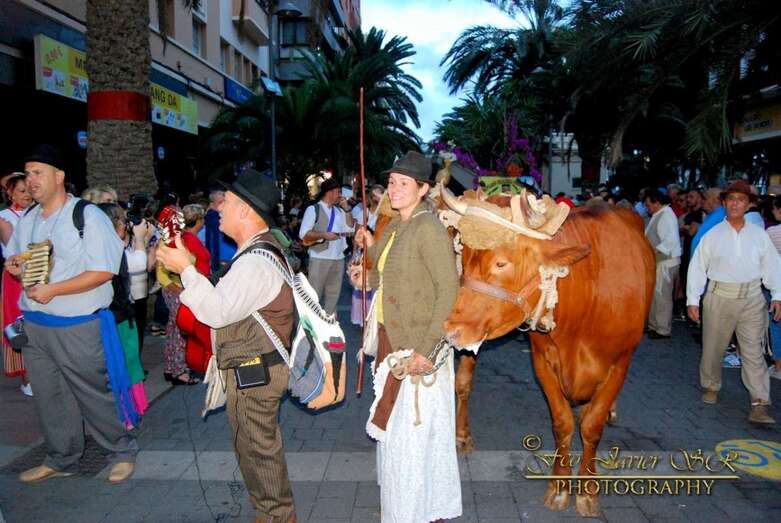 Momento de la romería de este sábado (Foto TA)
