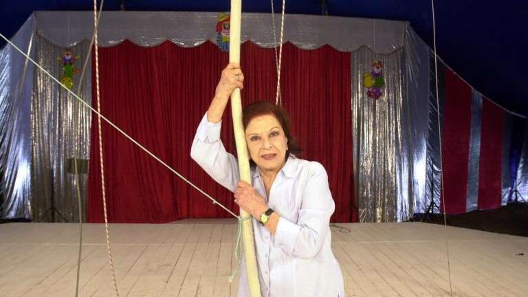 Imagen de archivo de la trapecista María Cristina del Pino Segura, conocida como Pinito del Oro (Foto Canarias7)