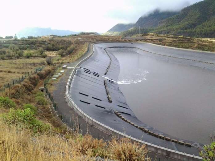 Embalse de agua en Gran Canaria (Foto TA)