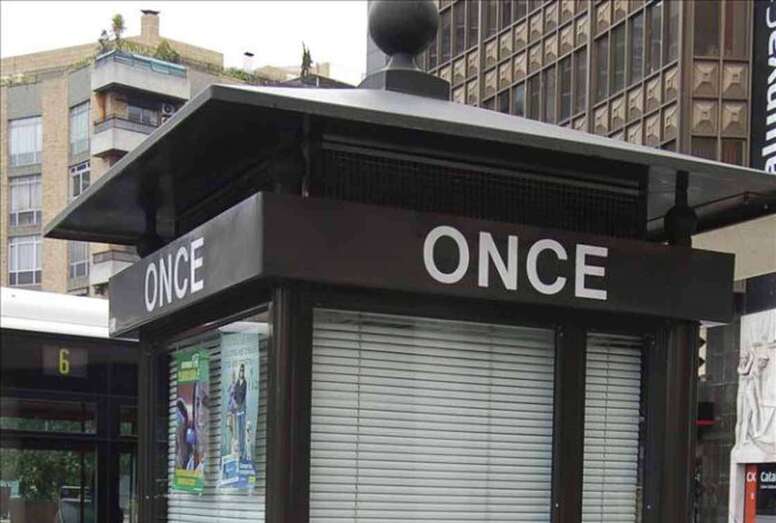 Puesto de venta de la ONCE (Foto TA)