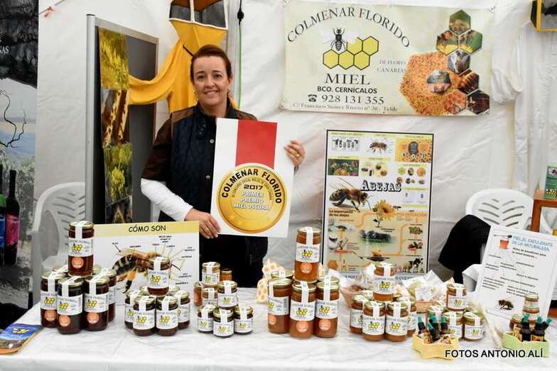 Colmenar Florido, una de las firmas teldenses que han acudido a la feria (Foto Antonio Alí)