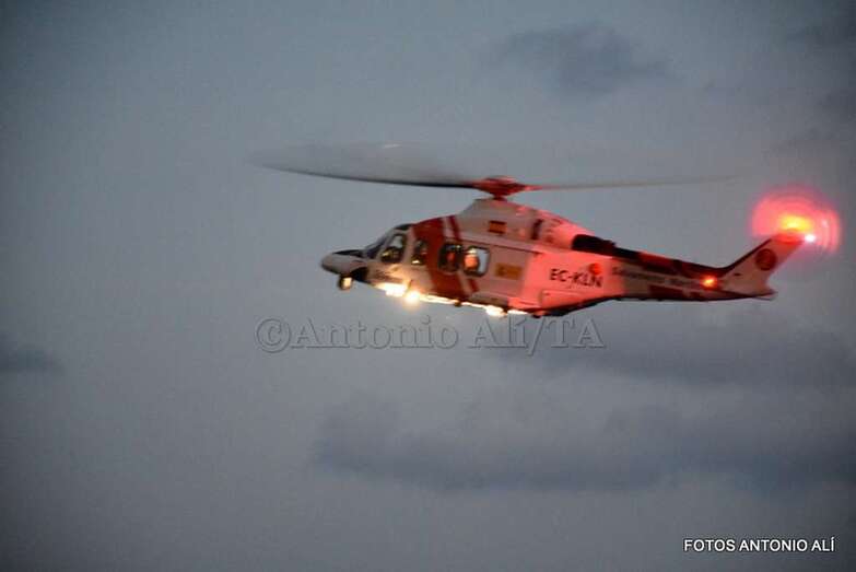 Archivo. Helicóptero Helimer de Salvamento Marítimo (Foto TA)