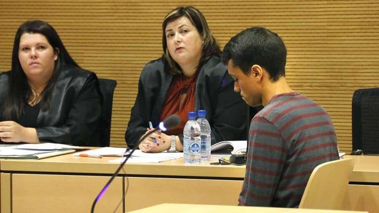 Alberto Montesdeoca, durante el juicio (Foto Canarias7 / Francisco Socorro)