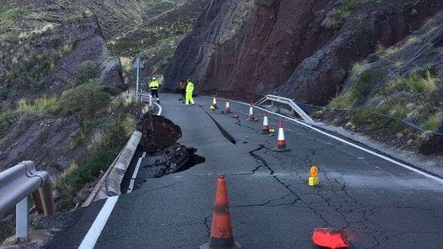 Imagen de archivo de la carretera GC-200 (Foto TA)