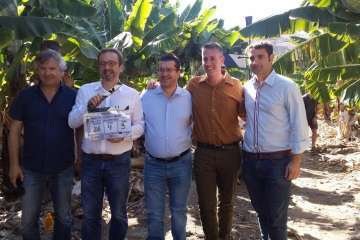 Momento de la grabación de la película 'Perdida' en escenarios de Gran Canaria (Foto TA)