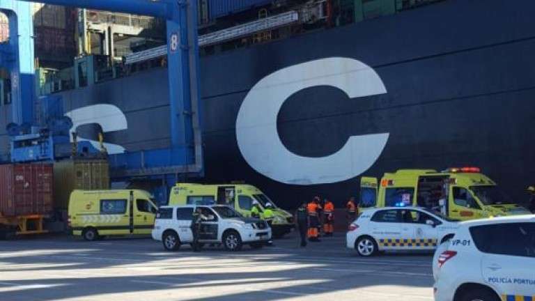 Imagen del operativo de rescate (Foto Canarias7)