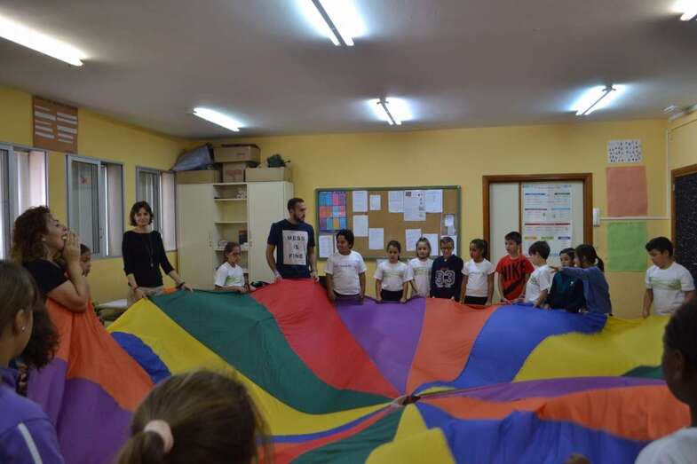 El proyecto se desarrolla en el CEIP Valsequillo (Foto TA)