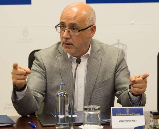 Antonio Morales, presidente del Cabildo de Gran Canaria (Foto TA)