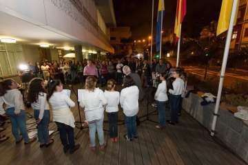 Inauguración del belén navideño del Cabildo de Gran Canaria (Foto TA)