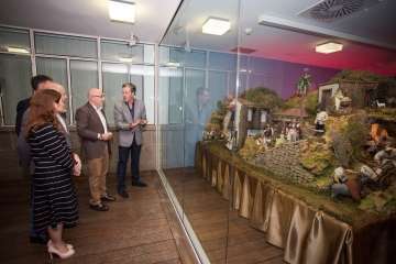 Inauguración del belén navideño del Cabildo de Gran Canaria (Foto TA)