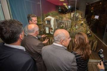 Inauguración del belén navideño del Cabildo de Gran Canaria (Foto TA)