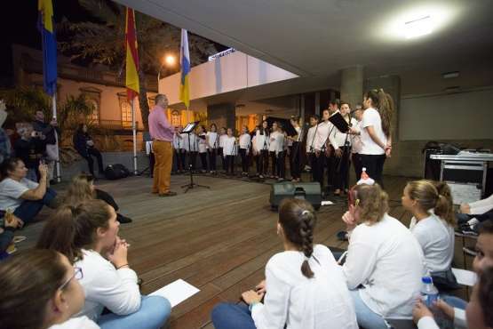 Inauguración del belén navideño del Cabildo de Gran Canaria (Foto TA)