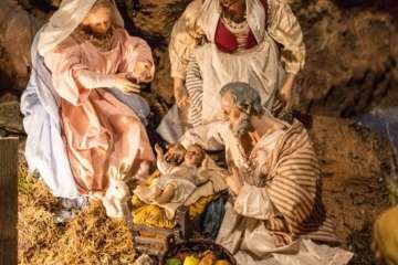 Inauguración del belén navideño del Cabildo de Gran Canaria (Foto TA)