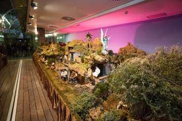 Inauguración del belén navideño del Cabildo de Gran Canaria (Foto TA)