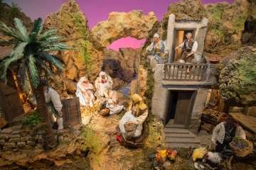 Inauguración del belén navideño del Cabildo de Gran Canaria (Foto TA)