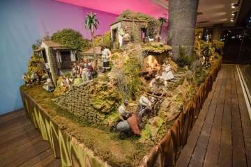 Inauguración del belén navideño del Cabildo de Gran Canaria (Foto TA)