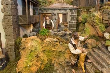 Inauguración del belén navideño del Cabildo de Gran Canaria (Foto TA)