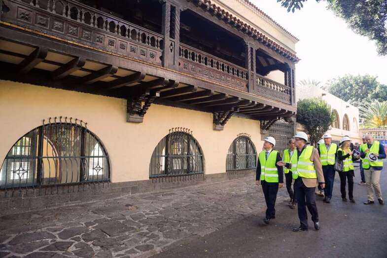 El alcalde Augusto Hidalgo supervisó este martes las obras (Foto TA)