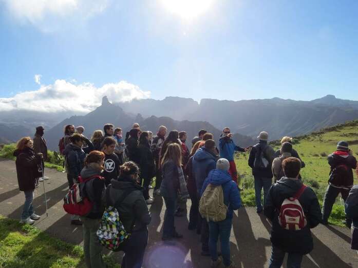 La llegada del solsticio de invierno se podrá contemplar desde este enclave natural de Artenara (Foto TA)