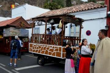 La Romería de Los Labradores enaltece en Santa Lucía las raíces canarias (Foto TA)