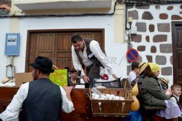 La Romería de Los Labradores enaltece en Santa Lucía las raíces canarias (Foto TA)