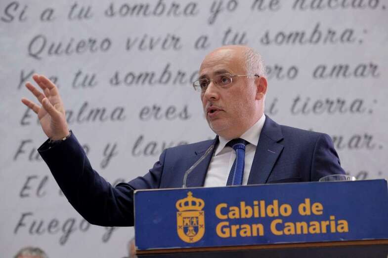 Antonio Morales, presidente del Cabildo de Gran Canaria (Foto TA)