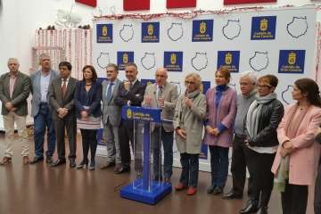 Encuentro navideño del Cabildo con los medios de comunicación (Foto TA)