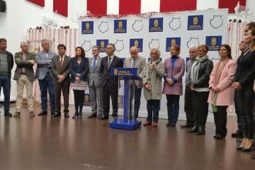 Encuentro navideño del Cabildo con los medios de comunicación (Foto TA)